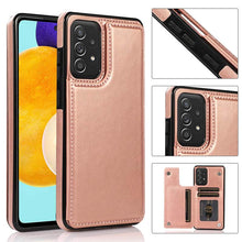 Lade das Bild in den Galerie-Viewer, Casekis Cardholder Leather Wallet Phone Case For Galaxy A52 4G/5G
