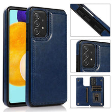 Lade das Bild in den Galerie-Viewer, Casekis Cardholder Leather Wallet Phone Case For Galaxy A52 4G/5G
