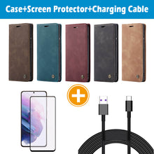 Load image into Gallery viewer, Casekis Retro Wallet Case for Galaxy A54 5G
