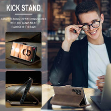 Load image into Gallery viewer, Casekis Retro Wallet Case For Galaxy S23 Ultra 5G
