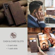 Load image into Gallery viewer, Casekis Retro Wallet Case For Galaxy S23 Ultra 5G
