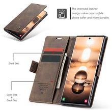 Load image into Gallery viewer, Casekis Retro Wallet Case For Galaxy S23 Ultra 5G
