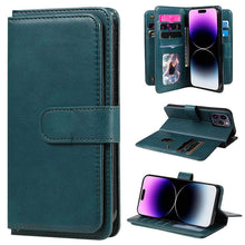 Load image into Gallery viewer, Casekis Large Capacity Cardholder Phone Case Dark Green
