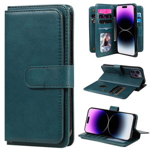 Casekis Large Capacity Cardholder Phone Case Dark Green