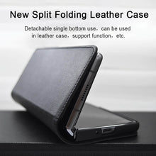 Muat gambar ke penampil Galeri, New Split Folding Leather Case For Galaxy Z Fold2 5G - Casekis
