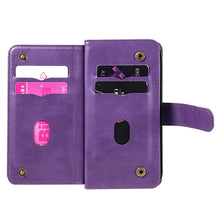 Load image into Gallery viewer, Casekis Large Capacity Cardholder Phone Case Purple
