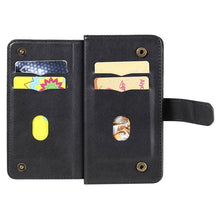 Load image into Gallery viewer, Casekis Large Capacity Cardholder Phone Case Black
