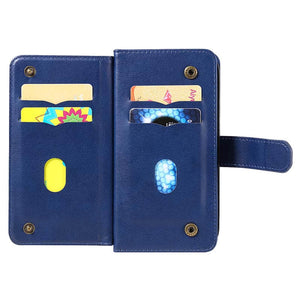 Casekis Large Capacity Cardholder Phone Case Dark Blue