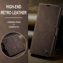 Load image into Gallery viewer, Casekis Retro Wallet Case For Galaxy S22 Ultra 5G
