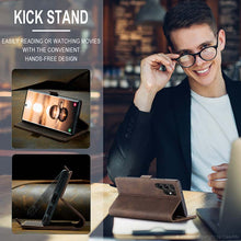 Load image into Gallery viewer, Casekis Retro Wallet Case For Galaxy S22 Ultra 5G
