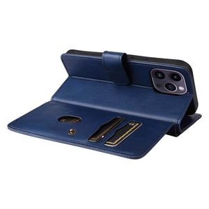 Casekis Large Capacity Cardholder Phone Case Dark Blue