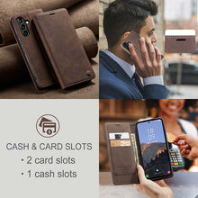 Load image into Gallery viewer, Casekis Retro Wallet Case for Galaxy A54 5G
