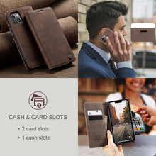 Carregar imagem no visualizador da galeria, Casekis Retro Wallet Case For iPhone 14 Plus
