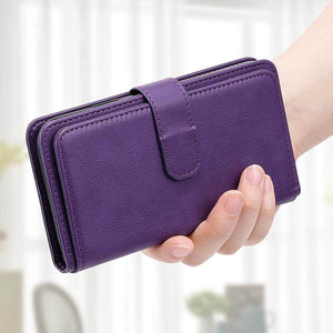 Casekis Large Capacity Cardholder Phone Case Purple