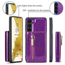 Load image into Gallery viewer, Casekis Glitter Cardholer Magnetic Phone Case for Galaxy S23 5G
