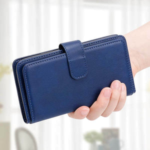 Casekis Large Capacity Cardholder Phone Case Dark Blue