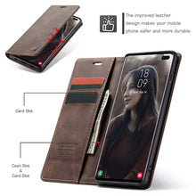 Load image into Gallery viewer, Casekis Retro Wallet Case For Galaxy S10 Plus
