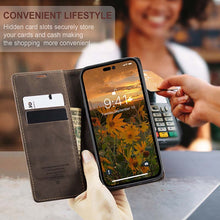 Load image into Gallery viewer, Casekis Retro Wallet Case For iPhone 14 Pro Max
