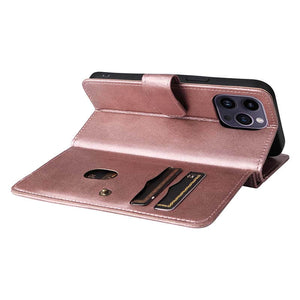 Casekis Large Capacity Cardholder Phone Case Rose Gold