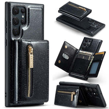 Load image into Gallery viewer, Casekis Glitter Cardholer Magnetic Phone Case for Galaxy S23 Ultra 5G
