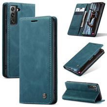 Load image into Gallery viewer, Casekis Retro Wallet Case For Galaxy S21 5G
