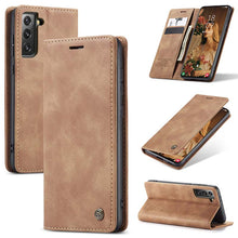 Load image into Gallery viewer, Casekis Retro Wallet Case For Galaxy S21 5G
